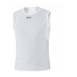 GORE Cycling tank top - WINDSTOPPER BASE - white