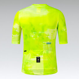 GOBIK Cycling short sleeve jersey - STARK - yellow