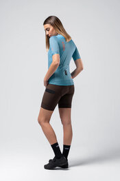 GOBIK Cycling short sleeve jersey - STARK - light blue