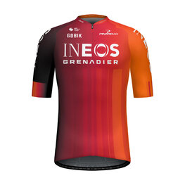 GOBIK Cycling short sleeve jersey - ODYSSEY INEOS GRENADIERS 2025 - orange/red