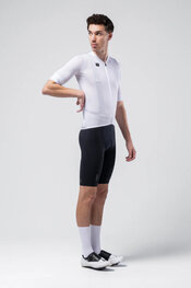 GOBIK Cycling short sleeve jersey - CARRERA 2.0 - white
