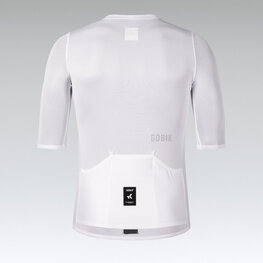 GOBIK Cycling short sleeve jersey - CARRERA 3.0 - white
