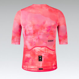 GOBIK Cycling short sleeve jersey - CARRERA 3.0 - pink