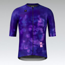 GOBIK Cycling short sleeve jersey - ATTITUDE 2.0 - blue/purple