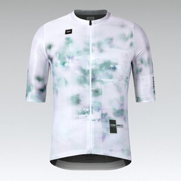 GOBIK Cycling short sleeve jersey - ATTITUDE 2.0 - white/green