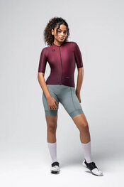 GOBIK Cycling short sleeve jersey - ATTITUDE 2.0 - bordeaux