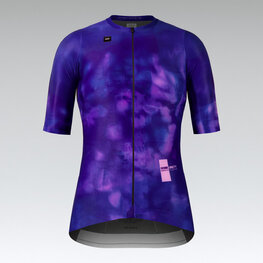 GOBIK Cycling short sleeve jersey - ATTITUDE 2.0 - blue/purple