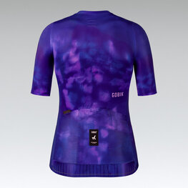 GOBIK Cycling short sleeve jersey - ATTITUDE 2.0 - blue/purple