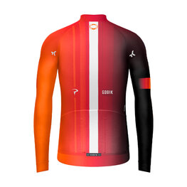 GOBIK Cycling winter long sleeve jersey - HYDER INEOS GRENADIERS 2025 - orange/red