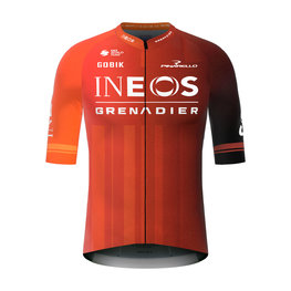 GOBIK Cycling short sleeve jersey - REACTIVE INEOS GRENADIERS 2024 - red/orange