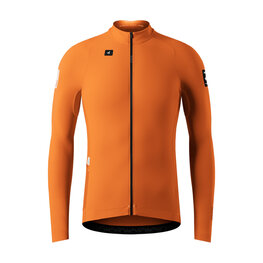 GOBIK Cycling winter long sleeve jersey - PACER SOLID 2.0 - orange