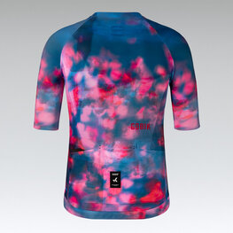 GOBIK Cycling short sleeve jersey - CX PRO 4.0 - blue/pink