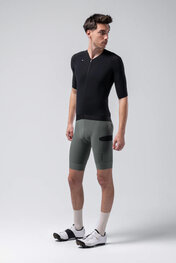 GOBIK Cycling short sleeve jersey - CX SOLID - black