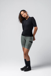 GOBIK Cycling short sleeve jersey - CX SOLID - black