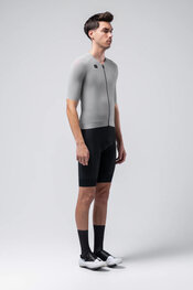 GOBIK Cycling short sleeve jersey - CX SOLID - grey