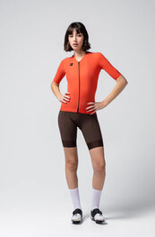 GOBIK Cycling short sleeve jersey - CX SOLID - red