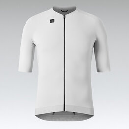 GOBIK Cycling short sleeve jersey - CX SOLID - white