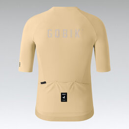 GOBIK Cycling short sleeve jersey - CX SOLID - yellow