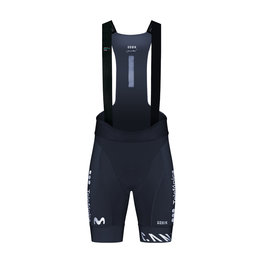 GOBIK Cycling bib shorts - REVOLUTION 2.0 K10 MOVISTAR TEAM 2024 - blue/white