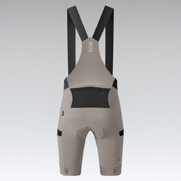 GOBIK Cycling bib shorts - GRIT 3.0 - beige