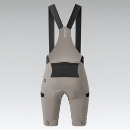 GOBIK Cycling bib shorts - GRIT 3.0 - beige