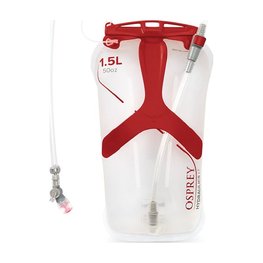 OSPREY reservoir - HYDRAULICS LT 1.5L RESERVOIR II - transparent/red