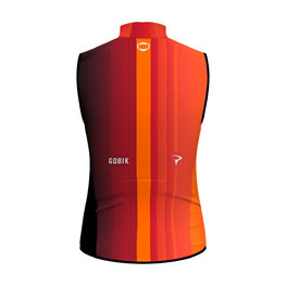 GOBIK Cycling gilet - PLUS 2.0 INEOS GRENADIERS 2024 - red/orange