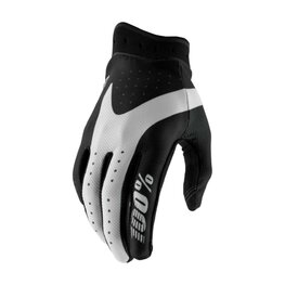 100% SPEEDLAB Cycling long-finger gloves - ITRACK - black/white