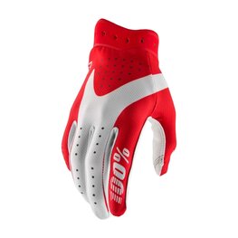 100% SPEEDLAB Cycling long-finger gloves - ITRACK - red/white