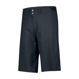 SCOTT Cycling shorts without bib - TRAIL FLOW W/PAD - blue