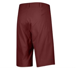 SCOTT Cycling shorts without bib - TRAIL FLOW W/PAD - red