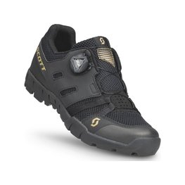 SCOTT Cycling shoes - SPORT CRUS-R W - black/gold
