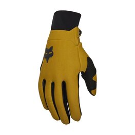 FOX Cycling long-finger gloves - DEFEND  - brown