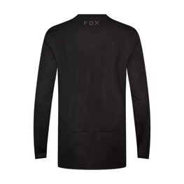 FOX Cycling summer long sleeve jersey - RANGER LS HEAD - black