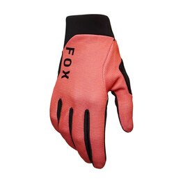 FOX Cycling long-finger gloves - W RANGER - black/pink