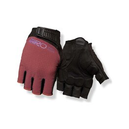 GIRO Cycling fingerless gloves - TESSA II GEL - bordeaux