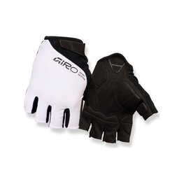 GIRO Cycling fingerless gloves - JAG - white