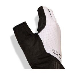 GIRO Cycling fingerless gloves - BRAVO II GEL - white