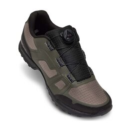 GIRO Cycling shoes - GUAGE BOA - green/brown