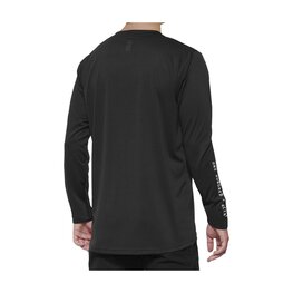 100% SPEEDLAB Cycling summer long sleeve jersey - RIDECAMP - black