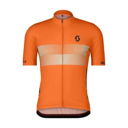SCOTT Cycling short sleeve jersey - TEAM 10 - orange
