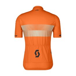 SCOTT Cycling short sleeve jersey - TEAM 10 - orange