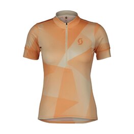 SCOTT Cycling short sleeve jersey - ENDURANCE 15 W - yellow/orange