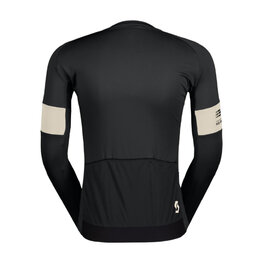 SCOTT Cycling summer long sleeve jersey - ENDURANCE PRO - black/white