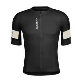 SCOTT Cycling short sleeve jersey - ENDURANCE PRO - black