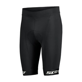 SCOTT Cycling shorts without bib - RC TEAM - black/white