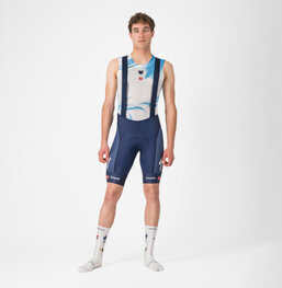 CASTELLI Cycling bib shorts - COMPETIZIONE 2 QUICK STEP 2025 - blue