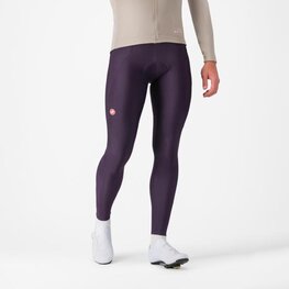 CASTELLI Cycling long bib trousers - ESPRESSO - purple