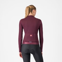 CASTELLI Cycling winter long sleeve jersey - ESPRESSO THERMAL W LS - red