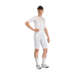 CASTELLI Cycling bib shorts - FREE AERO RACE - white